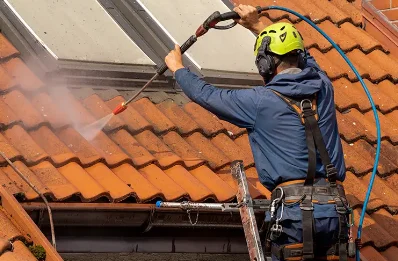 Démoussage et hydrofuge de toiture à Freneuse